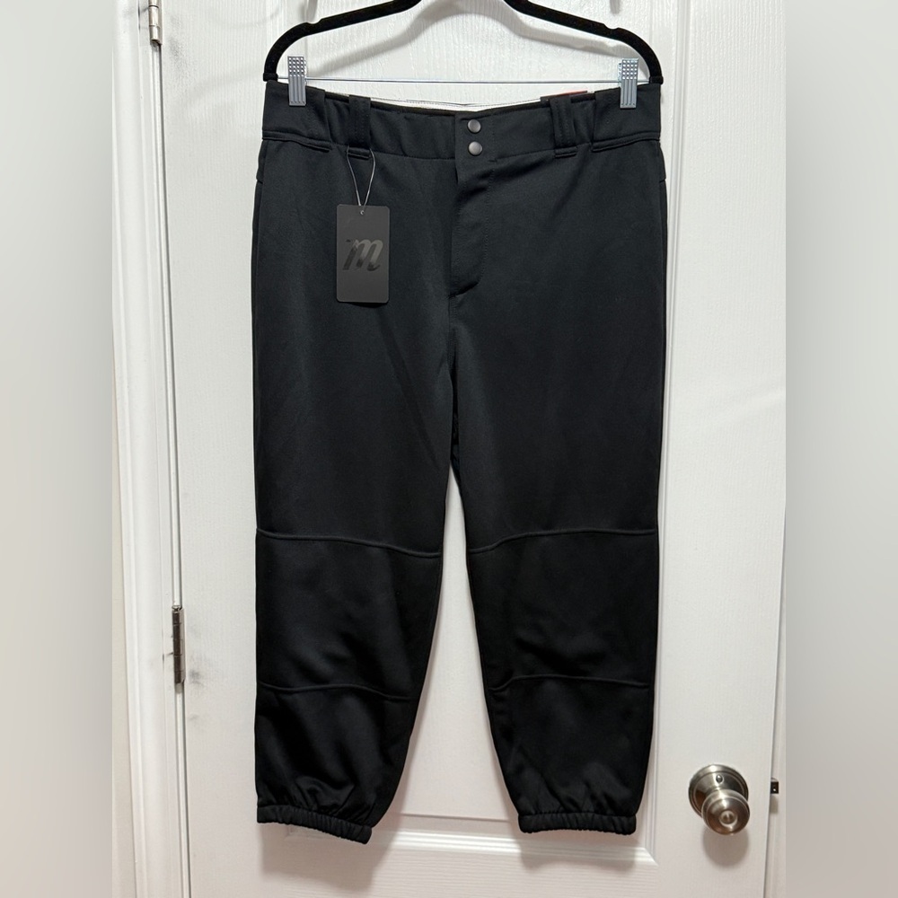 Marucci Excel Women’s L‎ Double-Knit Fastpitch Softball Pants MAFPPTEXL Black ⚾️